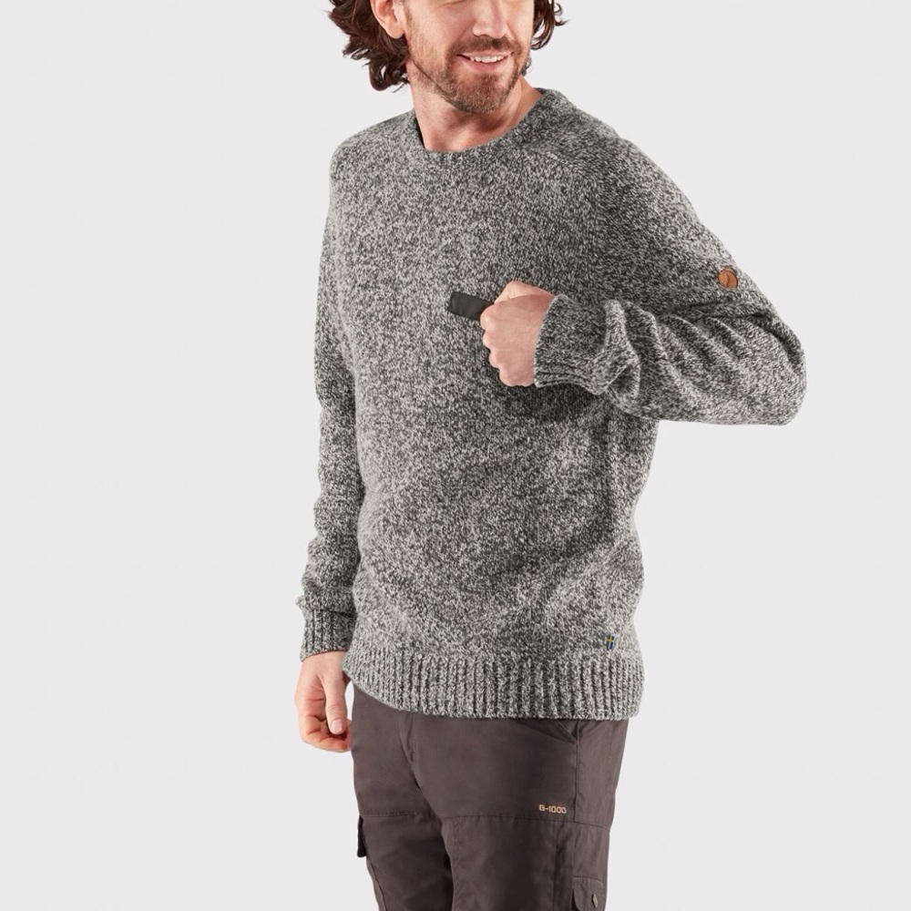 Fjallraven Lada Round-neck Charcoal Sweater